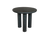 Leather Side Table - Charcoal