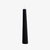 Black Ribbed Pillar Candles - Pair of 2
