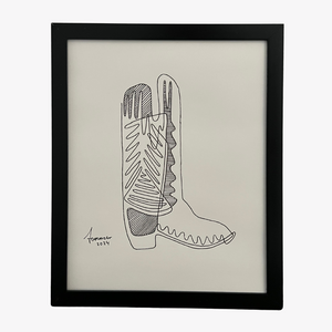 Cowboy Boot Sketch