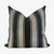striped decorative pillow