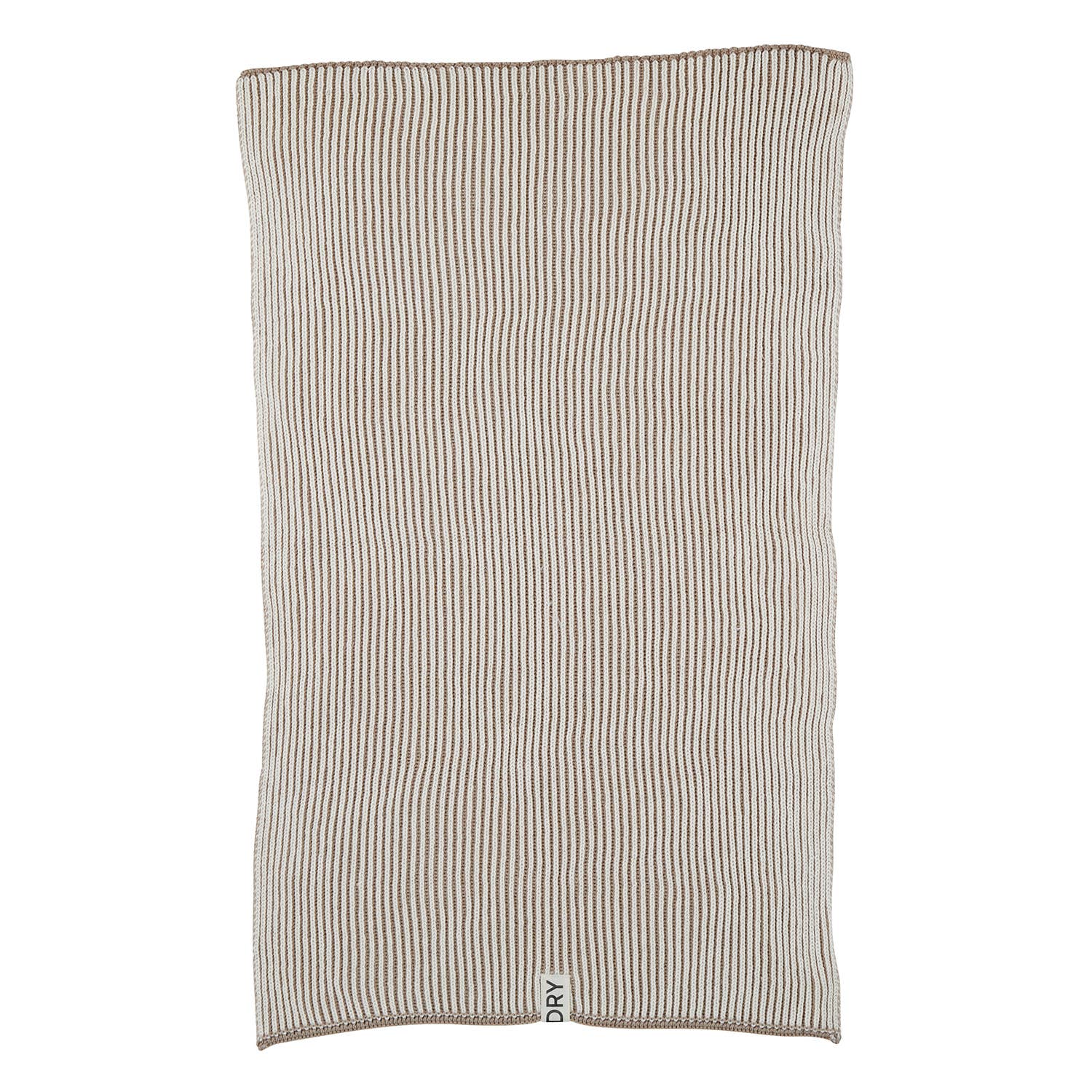 Striped Dish Towel - Beige & Ivory
