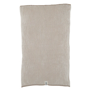 Striped Dish Towel - Beige & Ivory