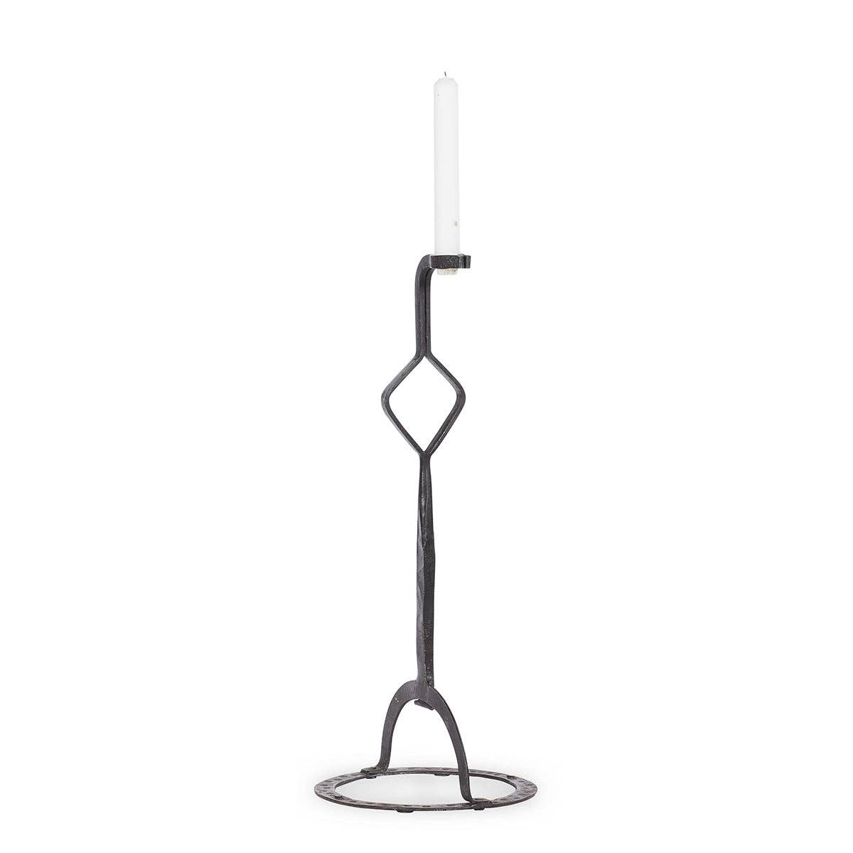 Blacksmith Iron Clamp Candle Holder