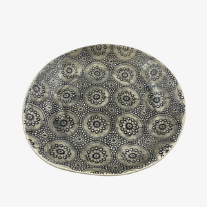 Lace Oval Shallow Bowl No.2