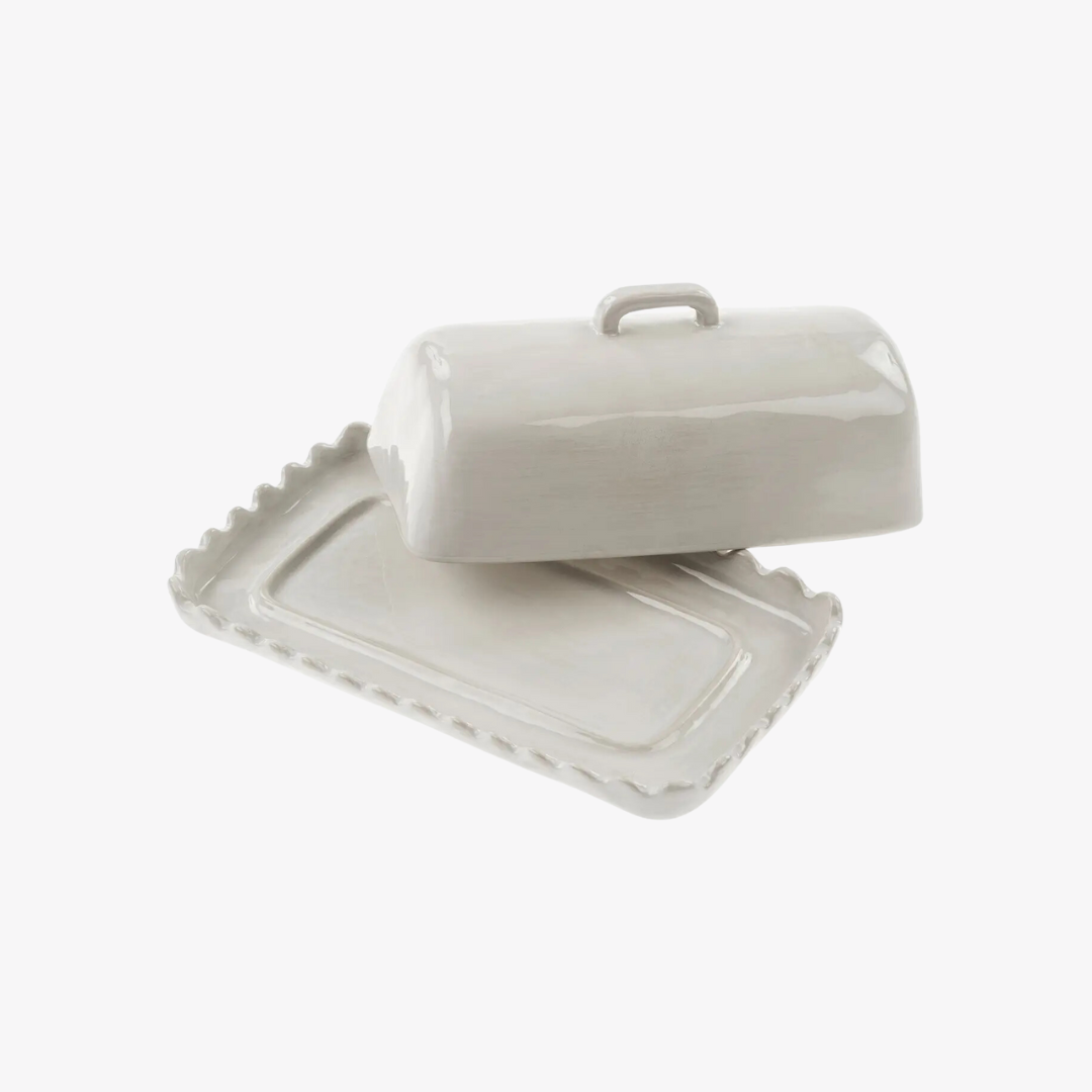 Scalloped Butter Dish