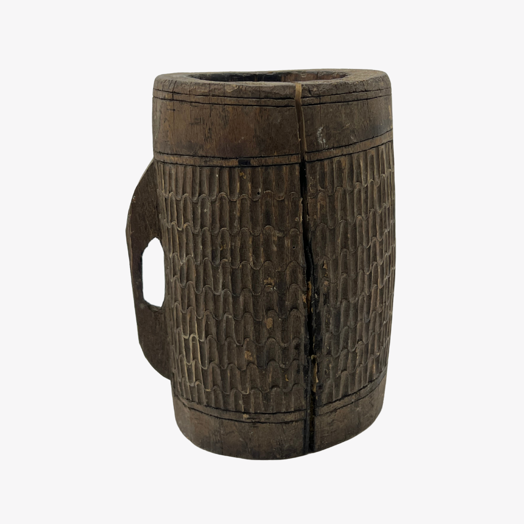 African Carved Pot