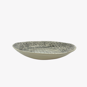 Lace Oval Shallow Bowl No.1