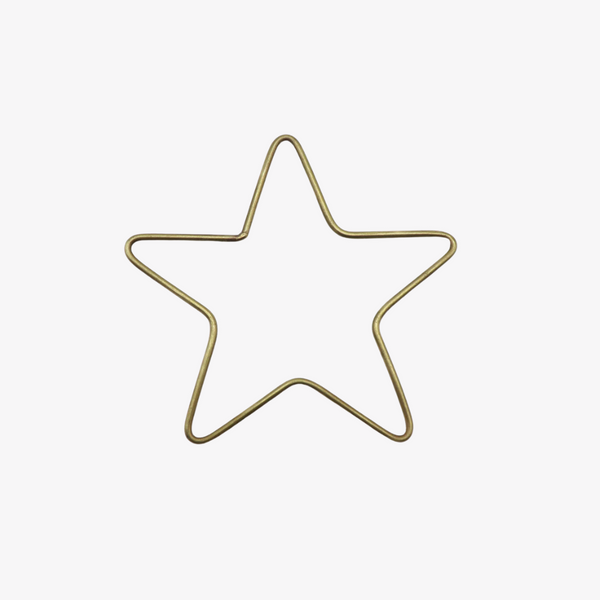 Brass Wire Star - Layered by Paige Elise