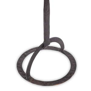 Blacksmith Iron Clamp Candle Holder