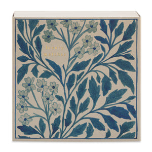 Blue Floral Square Matches