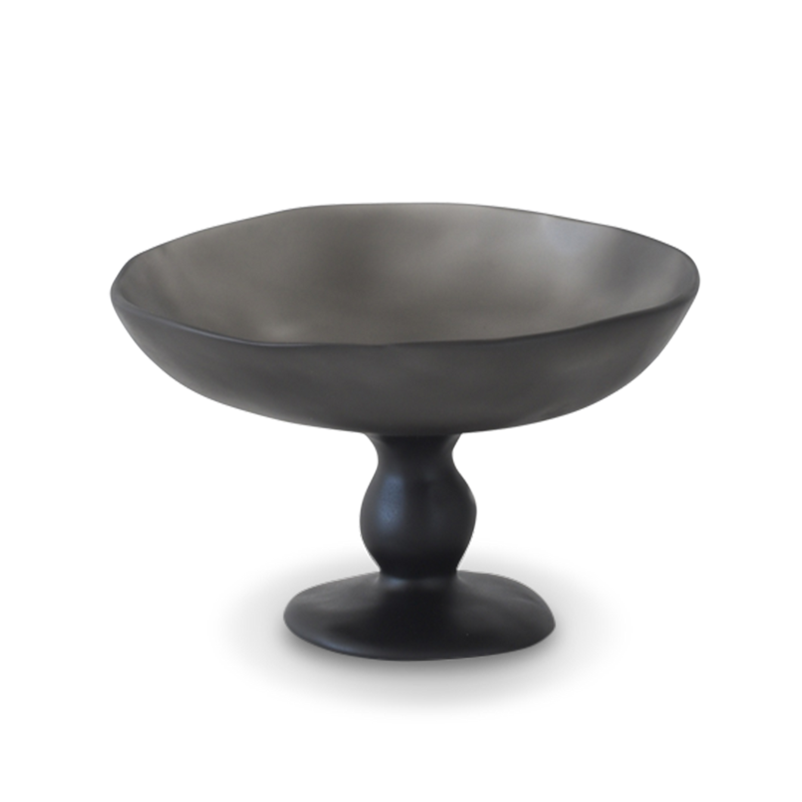 Pedestal Large Bowl: Grey