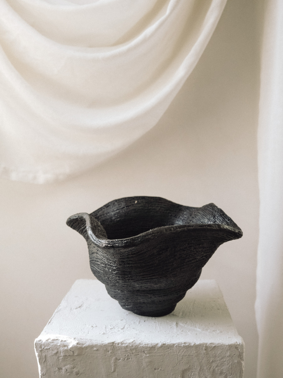 Handmade Indonesian Wave Vessel