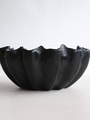 Black Teak Wood Bowl