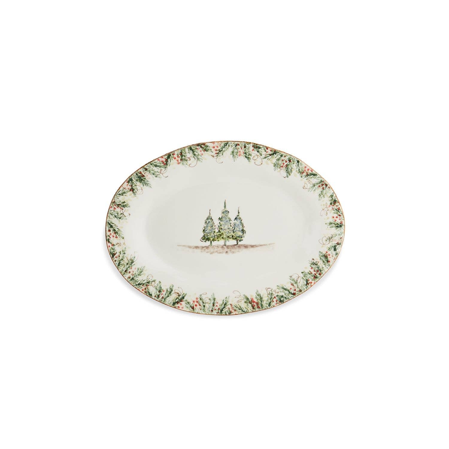 Christmas Oval Platter