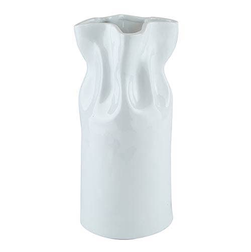 White Abstract Vase