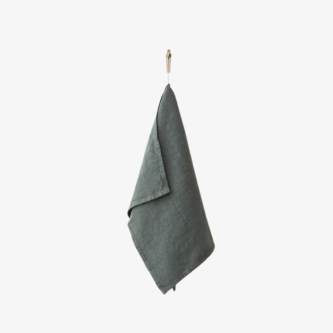 Dark Green Kitchen & Hand Towels