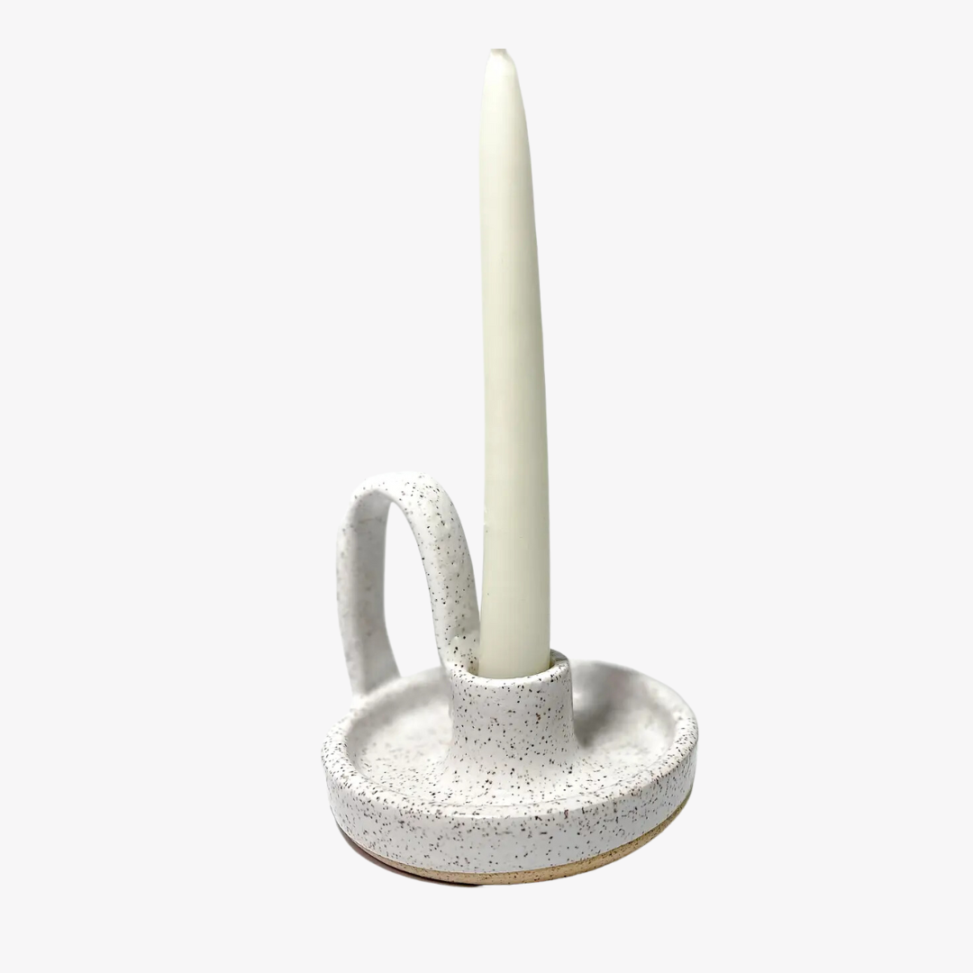 Ceramic Candle Taper with Loop
