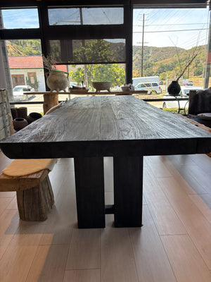 Custom Black Dining Table