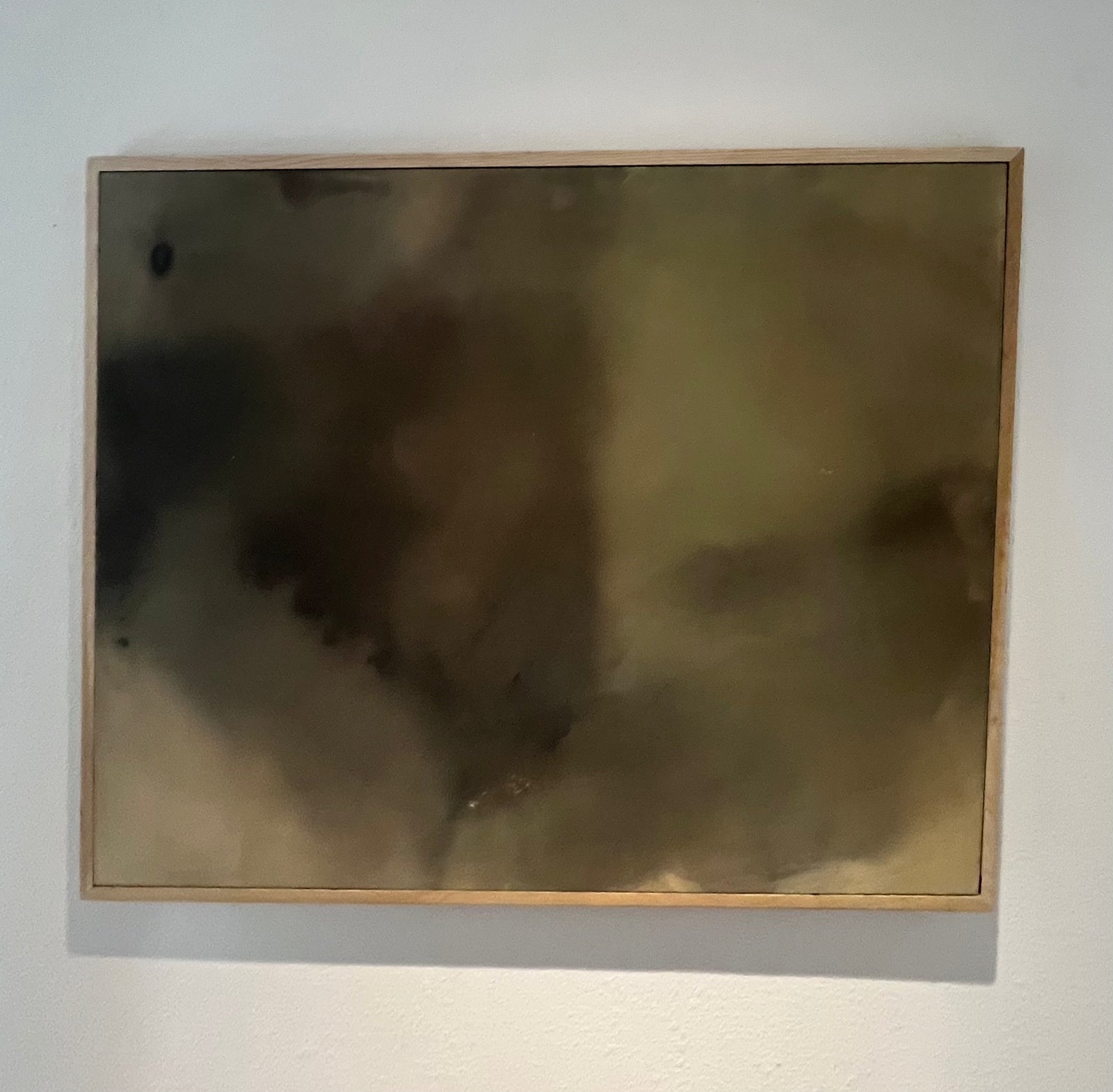 "Autumnal II" with White Oak Frame