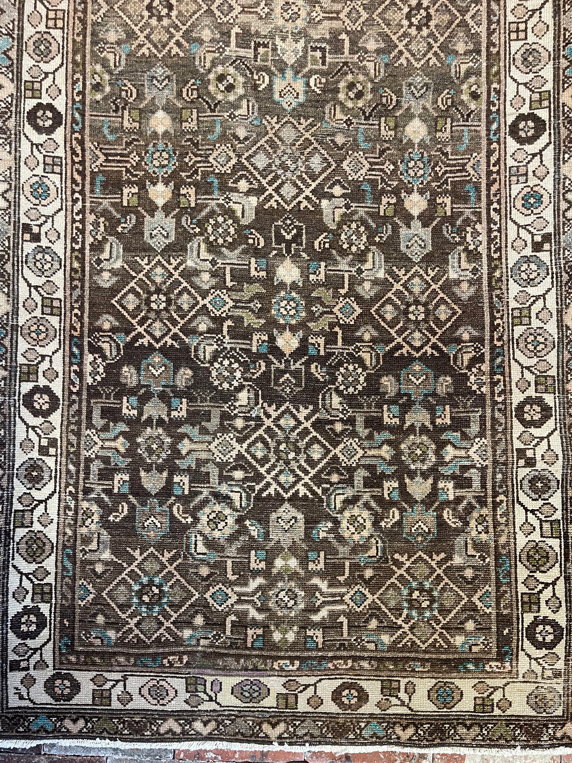 Turkish Brown Runner 13' x 3.25'