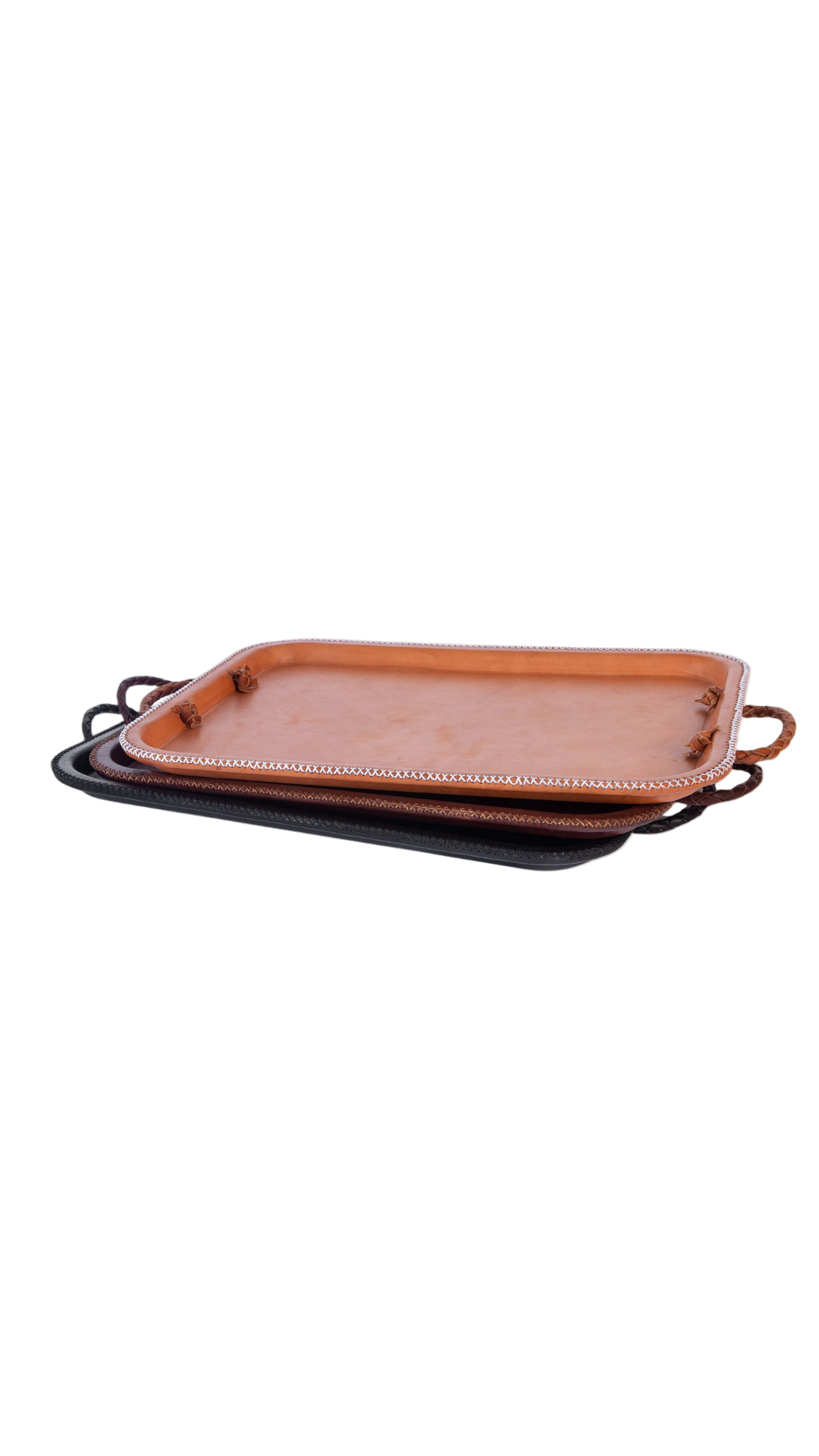 Hermana Leather Serving Tray