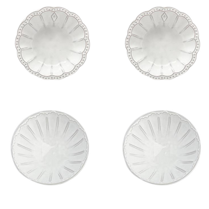 Bella Bianca Assorted Dipping Bowls - Set of 4
