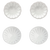 Bella Bianca Assorted Dipping Bowls - Set of 4