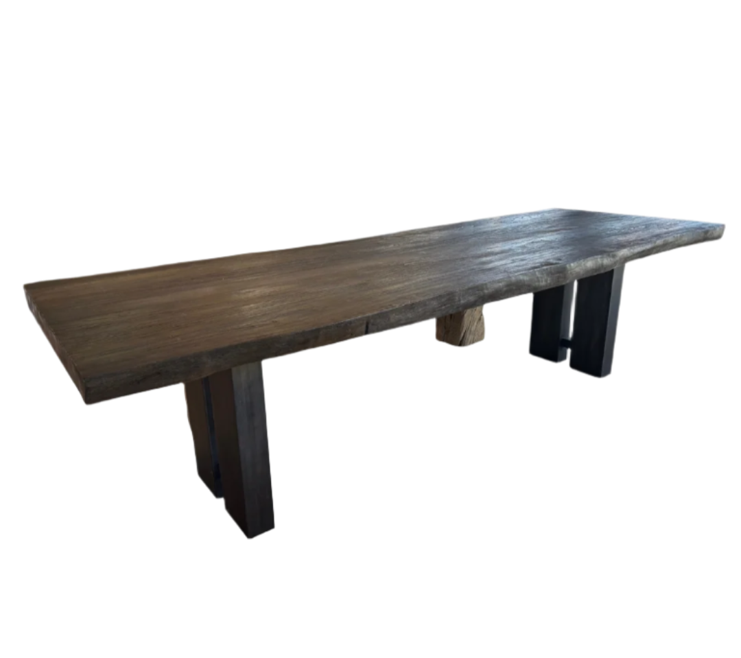 Custom Black Dining Table