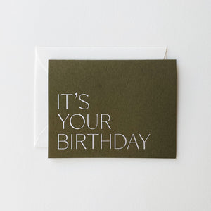 It's Your Birthday No. 21: Moss