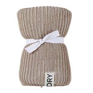 Striped Dish Towel - Beige & Ivory
