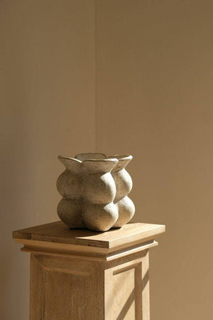 Textured Cream Indonesian Vessel