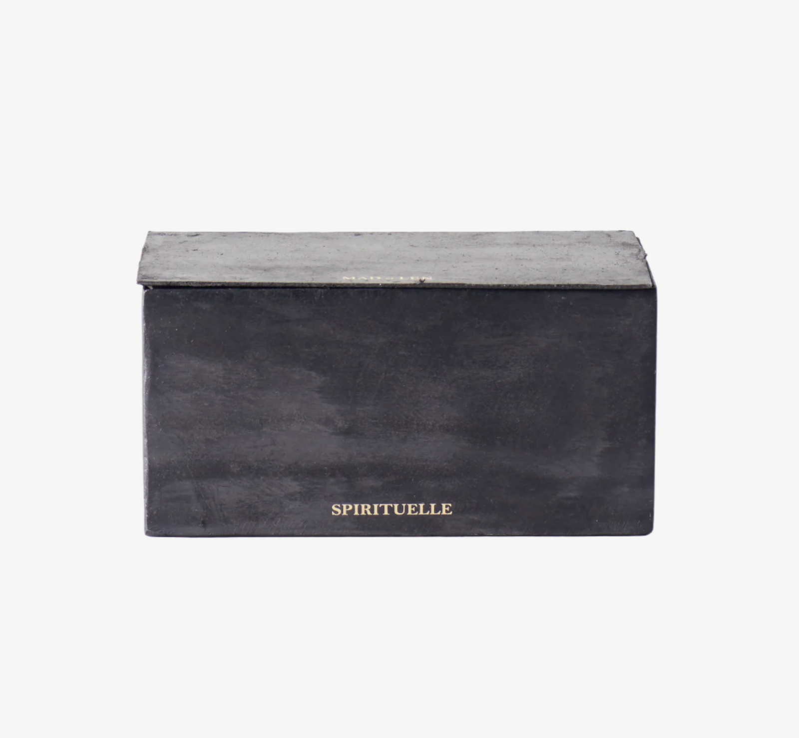 Spirituelle Black Block Horizontal Candle
