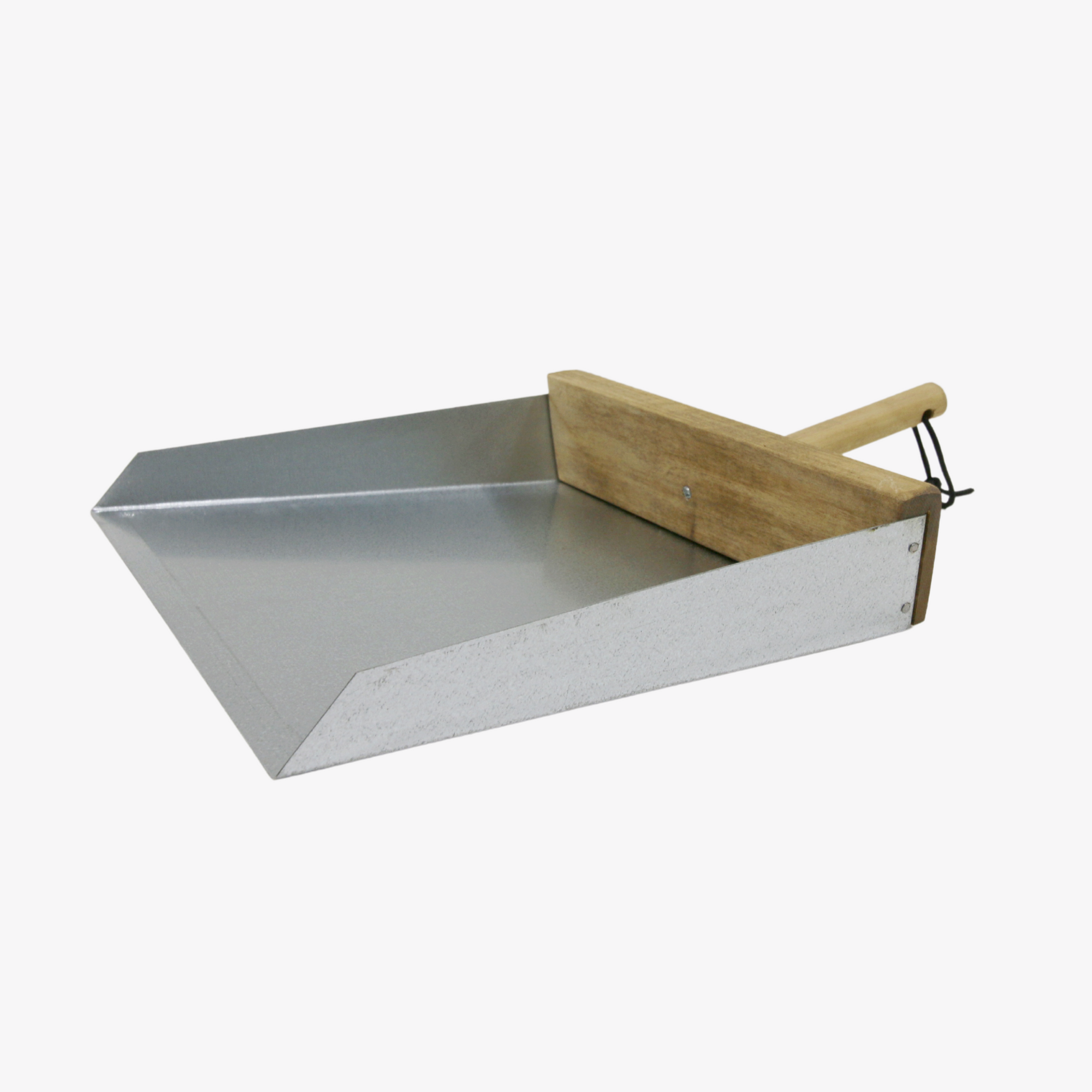 Nölle 455510 Metal Galvanized Dustpan, Beige/Silver, 22 X 44 Cm