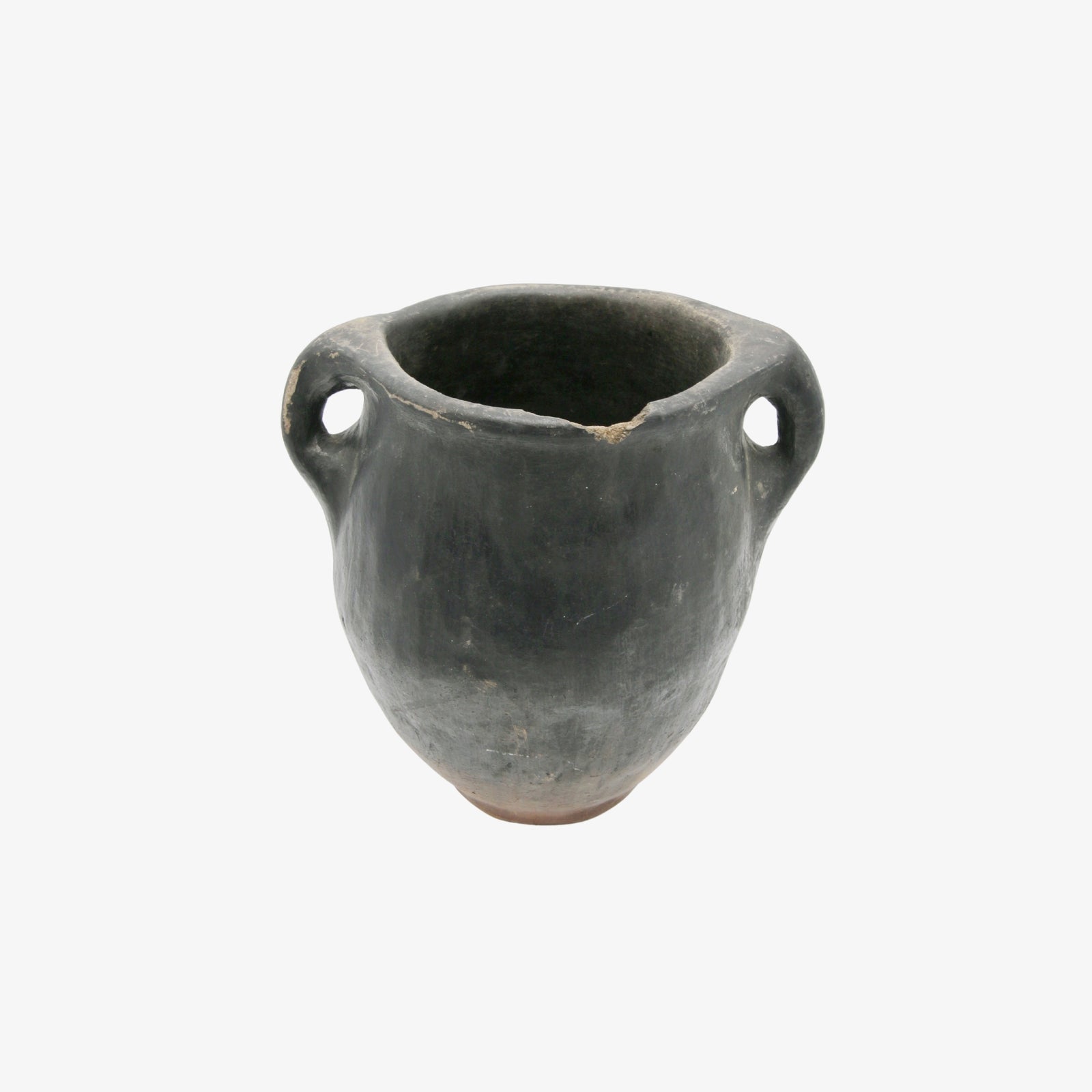 Noir Two Handle Pot