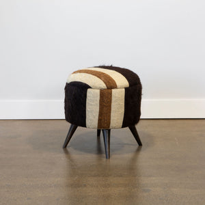 Angora Ottoman - Black