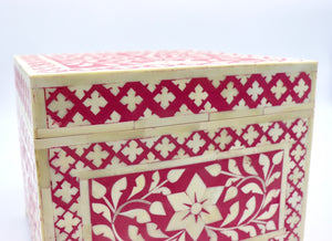 Pink and White Decorative Box
