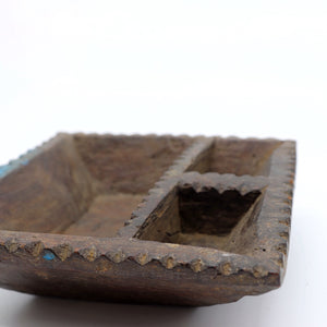 Vintage Wooden Masala Spice Bowl