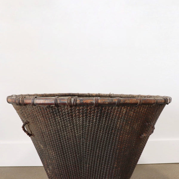 Vintage Bamboo Tea Bag Basket Layered by Paige Elise