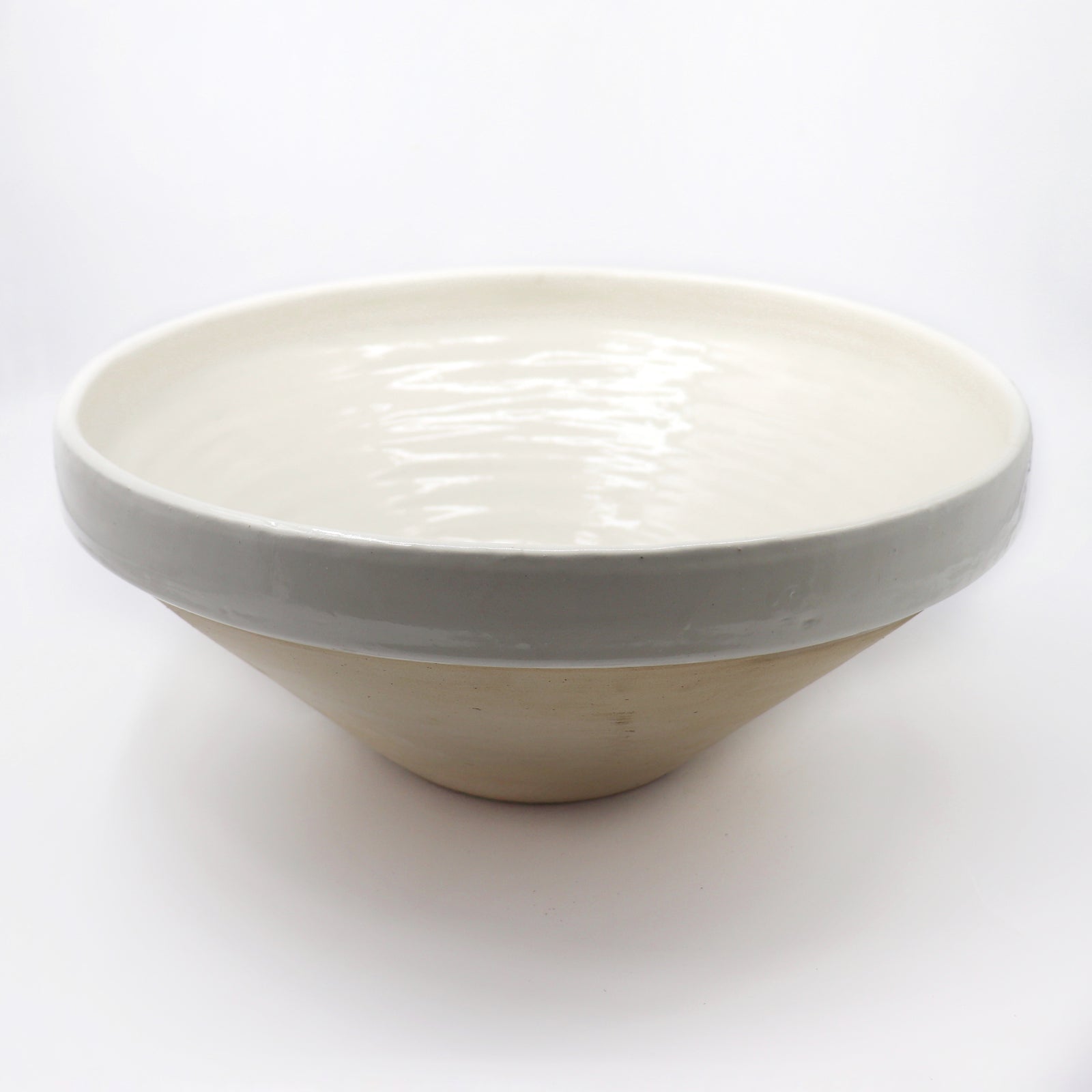 Large White Bowl