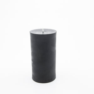 Black Beeswax Candle - 3 x 6 Pillar