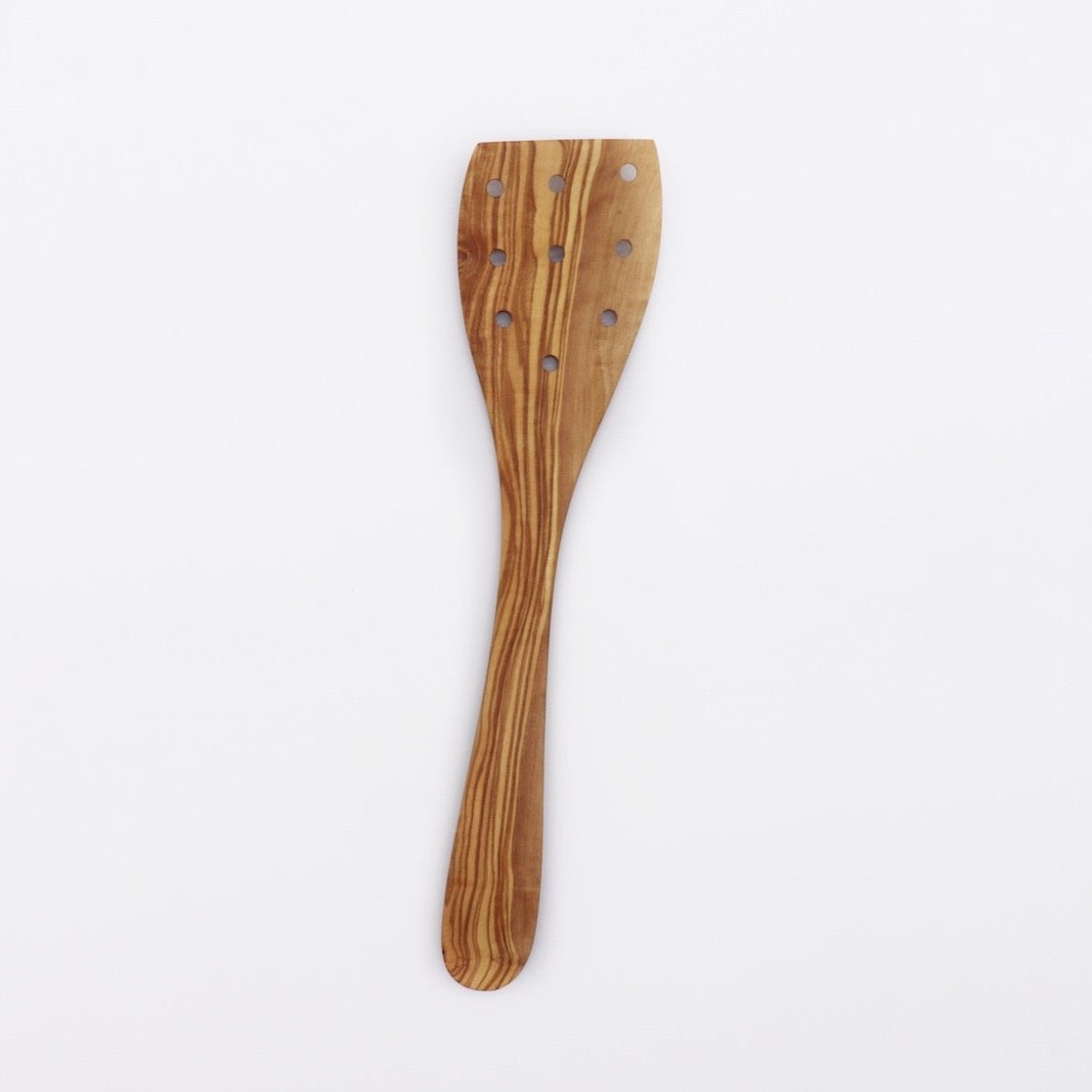 Olive Wood Spatula with Holes